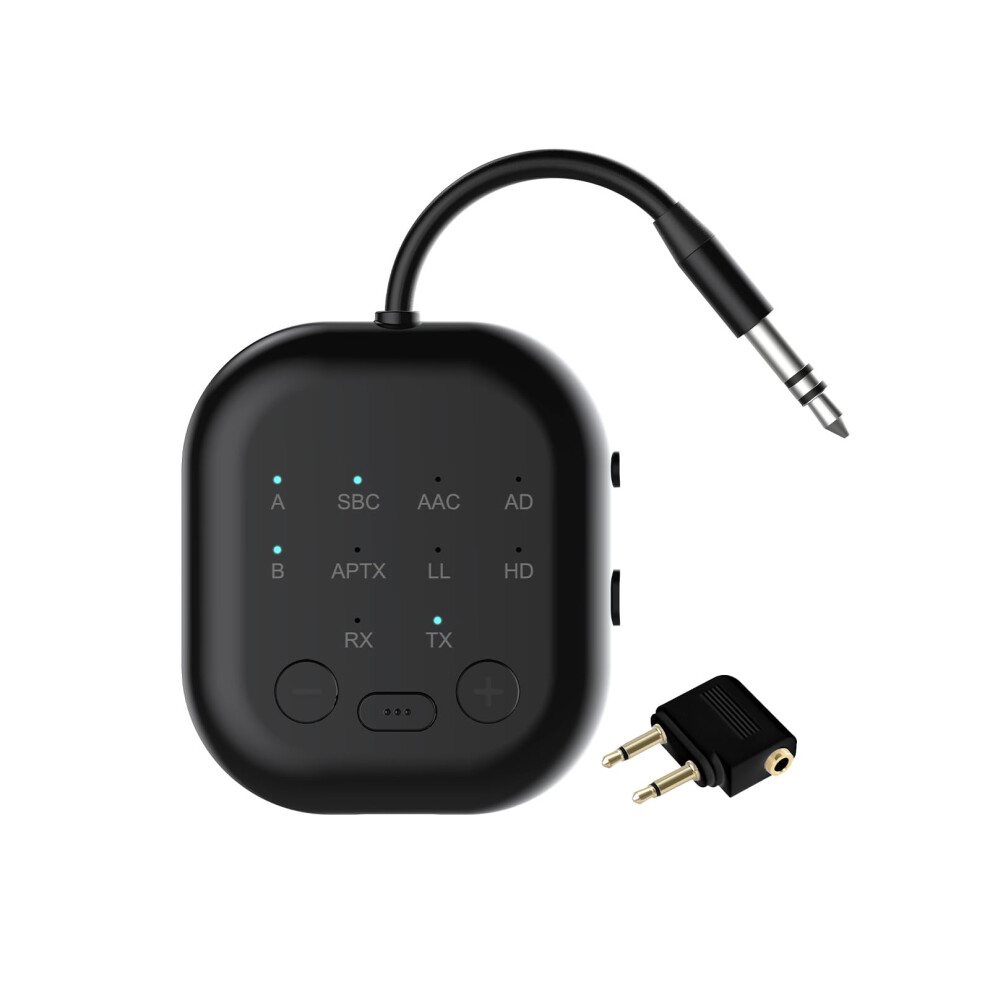 Bluetooth Audio Transmitter Receiver With Bluetooth 5.2, Aptx Low Latency, Dual Device For Tv And Airplane 9044945422849