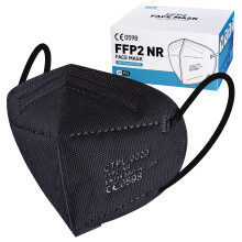 20pcs FFP2 Face Mask Black CE Certified KN95 Mask Filtration Rate 95 5Laye
