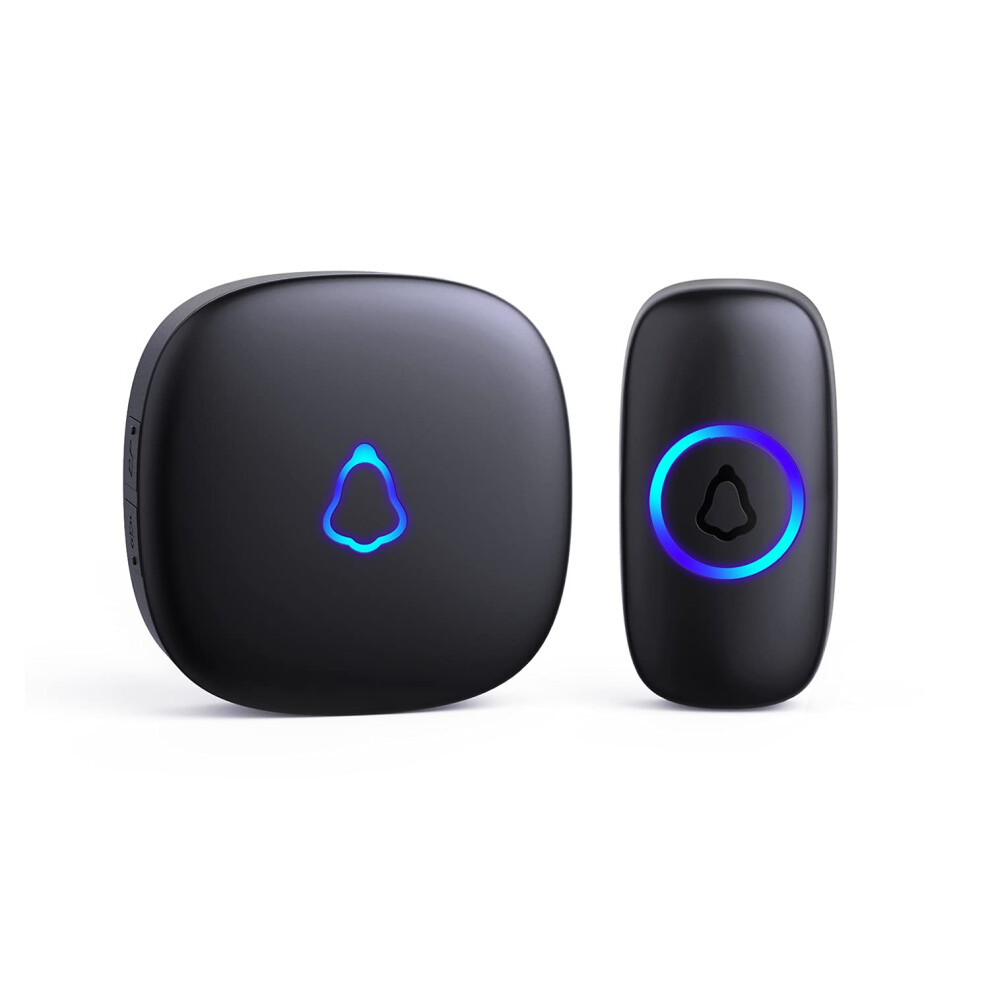 Secrui Wireless Doorbell, Plug In Waterproof Battery Operated Cordless Doorbell Operating At 1,000 Feet Long Range With 58 Chimes 5 Volume Levels Led 5005712752464