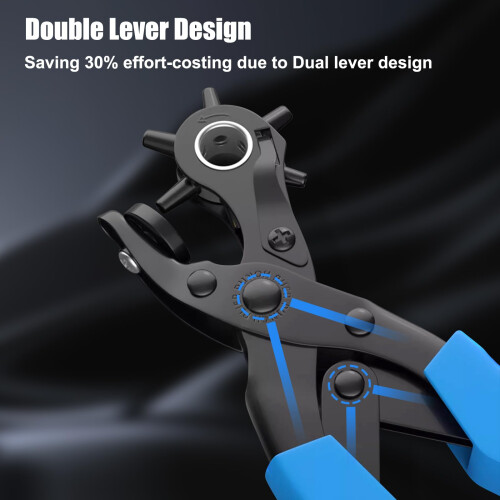 Leather Hole Punch Upgraded VersionPerfect Full Set Diyife Belt Punche 2