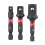 Milwaukee Milwaukee Shockwave Impact Socket Adaptor Set (3pc) 1