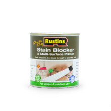 Rustins Stain Blocker & Multi-Surface Primer 250ml- Versatile All-Surface Primer for Blocking Stains and Sealing Porous Materials; Optimal for Walls,