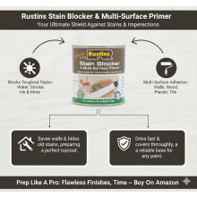 Rustins Stain Blocker MultiSurface Primer 250ml Versatile AllSurface