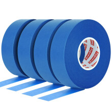 Fyguard 4 Rolls Blue Masking Tape, 50m x 24mm Painters Tape Paper Tape Painting