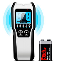 FOLAI TH550 Stud Finder Wall Scanner - 5 in 1 Stud Detector Detector Beam Finders Wall Detector Sensor Center Finding with LCD Display for Wood AC Wi