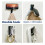 pickpiff Self Adhesive Hook, 6KG Extra Sticky and Strong, Black 4 Pack 3