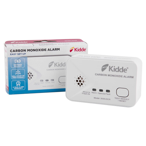 KIDDE 2 Pack Kidde 2030-DCR Compact 10 Year Life Carbon Monoxide Alarm with AA batteries 1