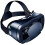 VR Headset for Smartphones with Immersive 3D Viewing, Compatible with iOS and Android, Blue 1