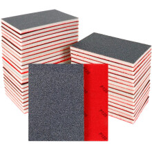 24 Pcs Sanding Sponge Set 80-3000 Grit Sanding Pads, Flexible Sandpaper Block Coarse and Fine, Foam Sanding Pads Washable and Reusable
