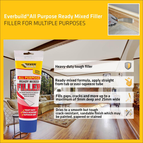 Everbuild Everbuild All Purpose Ready Mixed Filler – Interior And Exterior Use – 1
