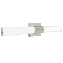 24 Inch LED Bathroom Vanity Light, Dimmable 5 CCT Brushed Nickel Fixture, CRI 90, 1700 Lumens