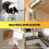 Fesoar Hook and Loop Strip Tape Double Sided Self Adhesive Sticky Back Fast 4