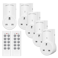HBN Remote Control Plug Socket,13A/3120W Wireless