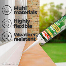 UniBond Outdoor Window and Door Frame Sealant Premium Silicone Sealant