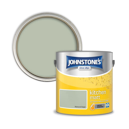 Johnstone's Johnstone's - Matt Kitchen Paint - Natural Sage - 2.5L 1