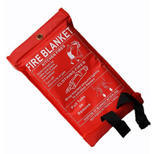 KING KARAN 1m x 1m Soft Case Fire Blanket, Large, Quick Unfolding, with Loops - Fire Extinguisher Home - Fire Blanket for Kitchen, Office, Caravan