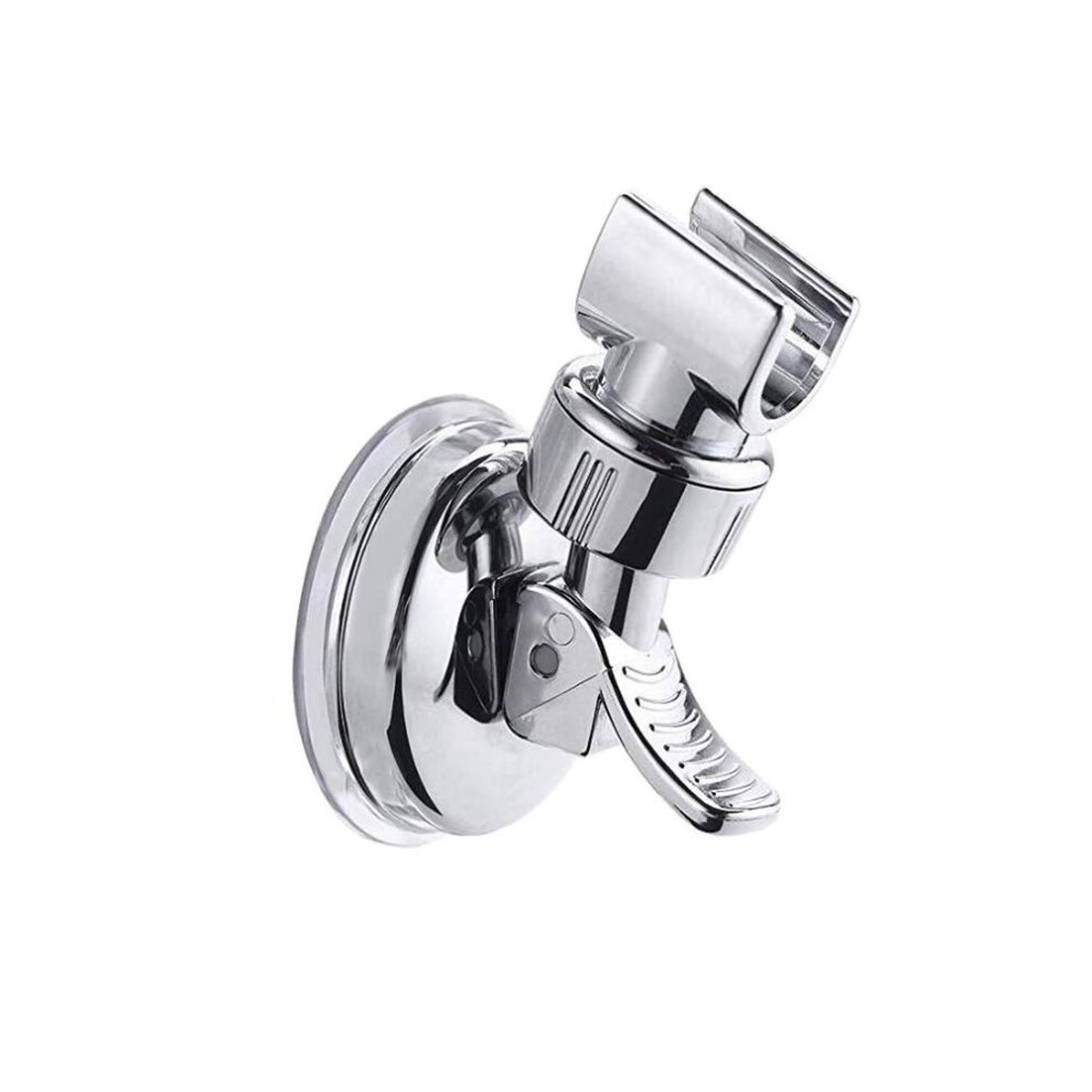 Cretty-Meet Adjustable Shower Head Holder Removable Suction Cup Shower Head Bracket No Drill Shower Head Bracket With Chrome Polished For Bathroom 5008677403723