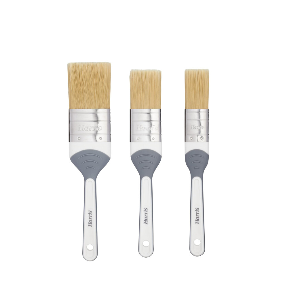 Photos - Putty Knife / Painting Tool Harris Seriously Good Woodwork Stain Varnish Paint Brushes 3 Brush Pack 1 