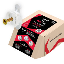 Bullfix Universal Plasterboard Fixings Heavy Duty - Drywall Anchor for Dot & Dab, Stud & Hollow Cavity, Wall Anchor Kit with Screws, Holds Up To 116k