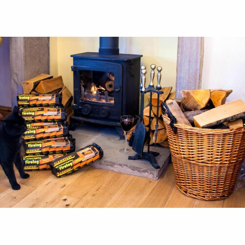 Flamefast Instant Light Smokeless Fire Logs - Case of 24 Logs 2