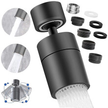 Kitchen Tap Spray Head, 360 Swivel Spout Kitchen Sink Tap, Tap Faucet Attachment Spray with 2 Functions Modes