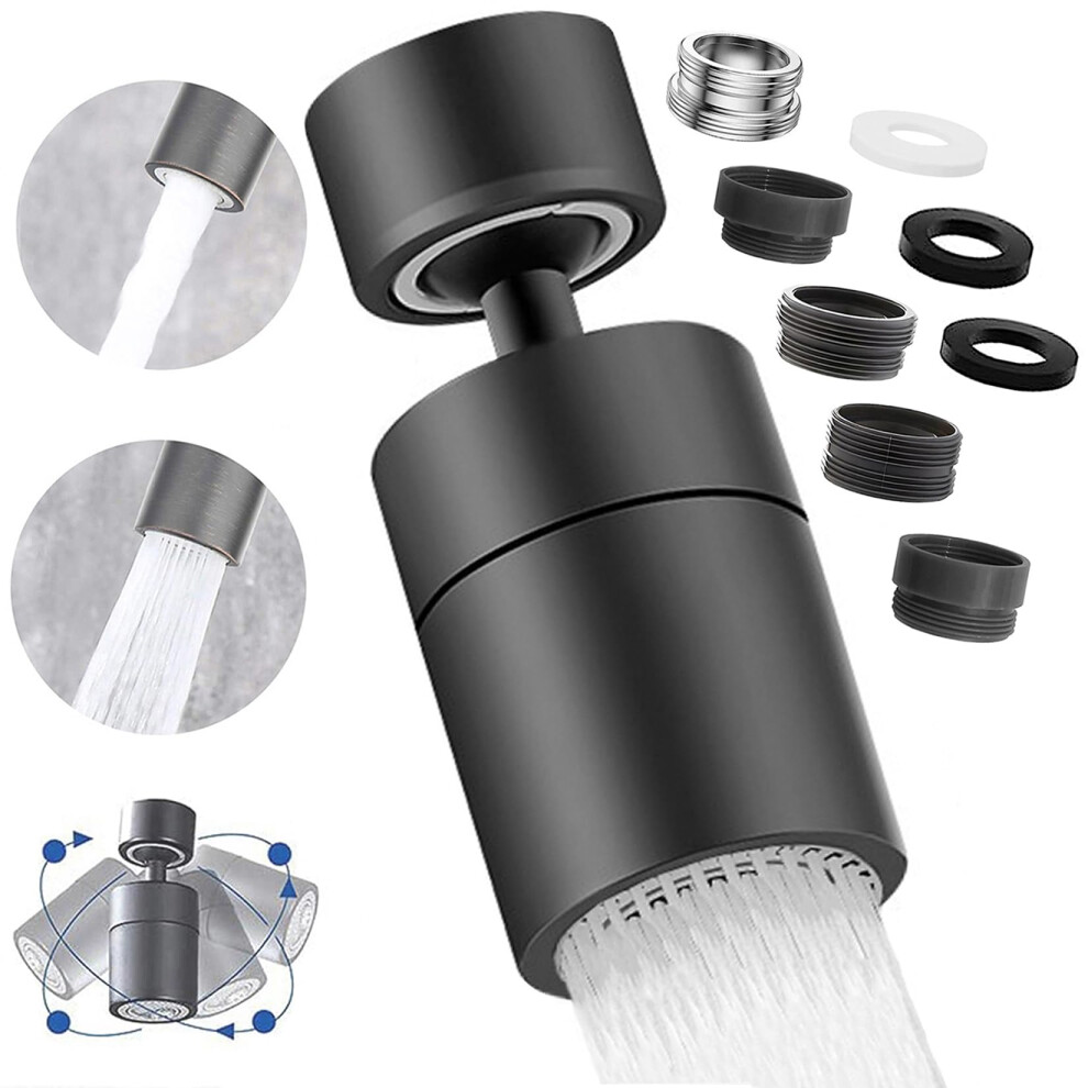 Kitchen Tap Spray Head, 360 Swivel Spout Kitchen Sink Tap, Tap Faucet Attachment Spray With 2 Functions Modes, Replacement Tap Aerator Sprayer Acces 57660721
