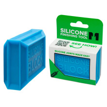 Metex Silicone Block - 5 In 1 Easy Grip Sealant Shaping & Finishing Caulking Tool - Creates A Consistent Width Bead. Sharp Internal Corners With Of 6