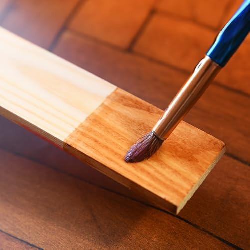 Rustins RustinsQuick Dry Poly Varnish Satin Dark Oak 500ml -Tough, Water-Based Clear Fin 2