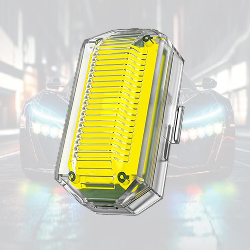 Wireless Usb Rechargeable Led Strobe With Remote, 7Color Emergency Flashing For Vehicles Light 9455672895736