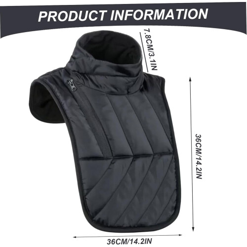 Motorcycle Neck Warmer Fleece Scarf Thermal Windproof Chest Protector for Winter Riding 1
