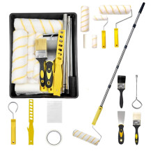 Paint Tray Set, 17 pcs, Paint Roller Kit, Paint Rollers 9 Inch, Small Paint Roller, Paint Roller Tray, 4 Inch Paint Roller, Paint Roller Set, (Paint