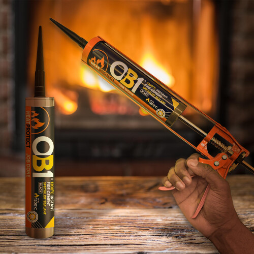 OB1 Black HeatProtect Fire Cement 1200C – High Temperature Heat Resis 2