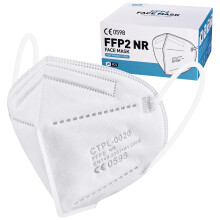 Nufasion 20pack FFP2 Face Mask UK Certified KN95 Dust Masks Filtration Rate 95% 5-Layer Protective FFP2 Masks Individually Packaged High Filter