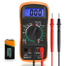 Digital Multimeter Voltmeter Battery Multi Tester Voltage Ohmmeter AC DC Vo