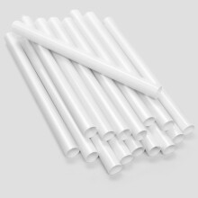 Radiator Pipe Covers White Insulation 15mm; 19.5cm Long Snap On PVC Plastic Cover; Pack of 16 Customizable Radiator Pipe Collars or Radiator Sleeves