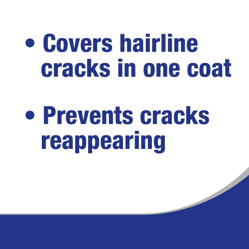 Polycell Crack-Free Ceilings Smooth Matt, White, 2.5L 2