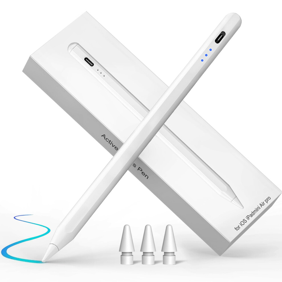 Stylus Pen With Palm Rejection And Fast Charging, Alternative To Apple Pencil For Ipad 20182025 9455672896207