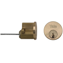 Yale Locks B1109CH Replacement Rim Cylinder - Chrome Finish (Boxed)