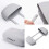 Sink Sponge Holder Hanging Caddy Compact Design Plastic 18cm Silver 4