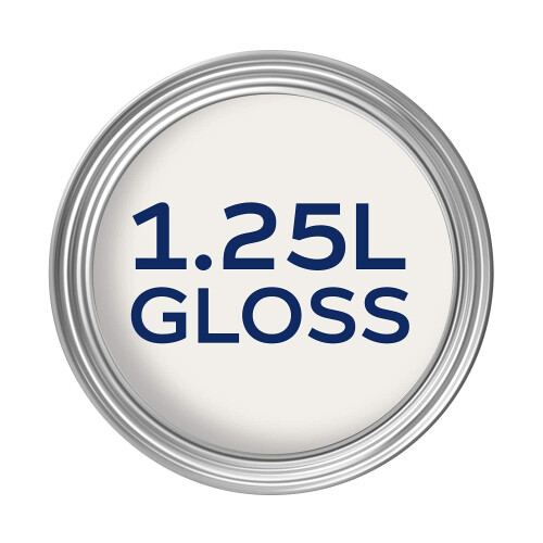 Dulux Dulux Non Drip Gloss Pure Brilliant White 1.25L 2