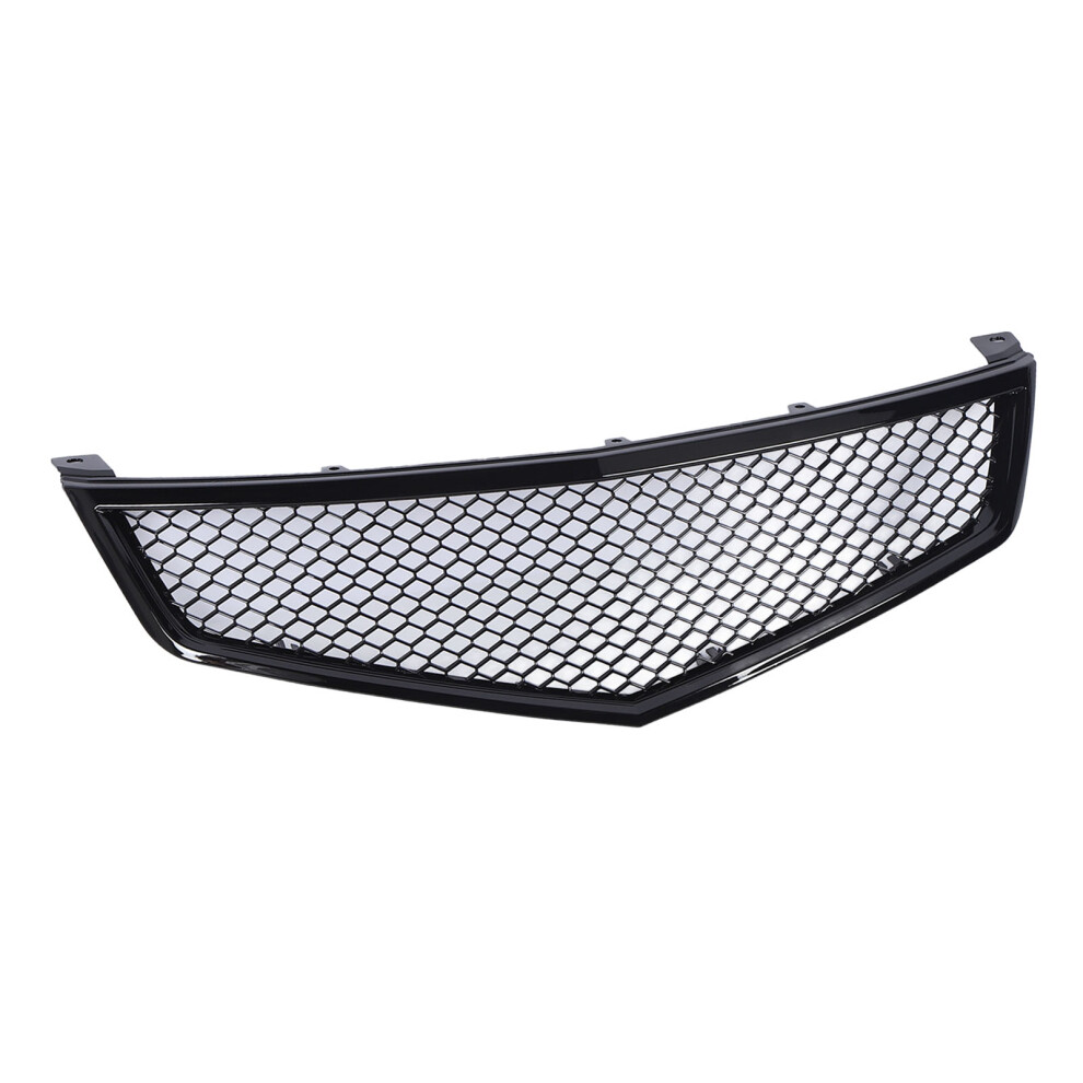 Sporty Mesh Bumper Grille Tsx 06-08 Black 7055741382604