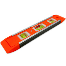 TIJAR Spirit Level Magnetic 230mm - Heavy-Duty, 3 Bubble Vials for Precision – Horizontal, Vertical & 45 Measuring Tool for DIY, Construction