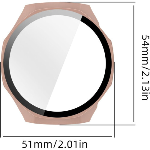 Shockproof Smartwatch Screen Protector Case for GT6 with Scratchproof Clear Glass Protection 2