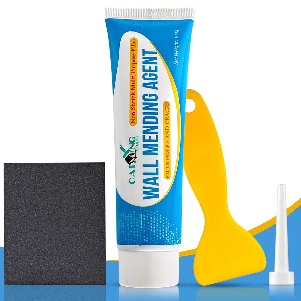 Wall Mending Agent With Wall Scraper & Nozzle Extender- Wall Patch Repair Kit -Non Toxic Wall Repair Agent -Self-Adhesive Drywall Patch- Fills Holes 73623175