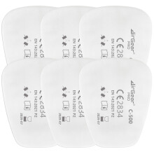 AirGearPro C-500 Filters for Reusable Respirator Mask | Anti-Dust Respirator filters Ideal for Painting, Woodworking, Construction, Sanding, Spraying