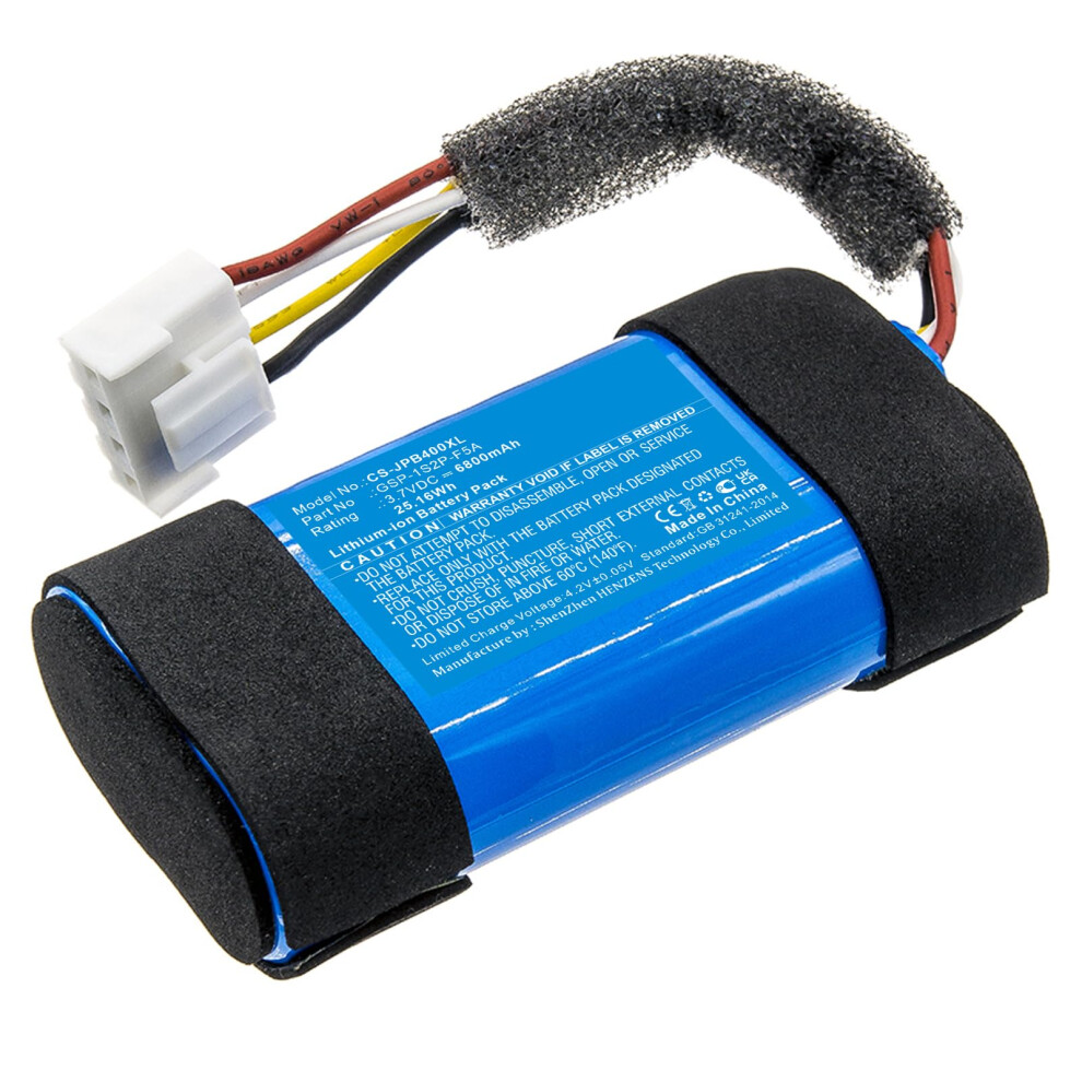 Replacement Battery For Jbl Gsp1s2pf5a 6800Mah Rechargeable Pack With Extended Runtime 9070919974786