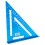 OX OX Tools Pro Aluminium Rafters Square Metric - 180mm, Blue 1
