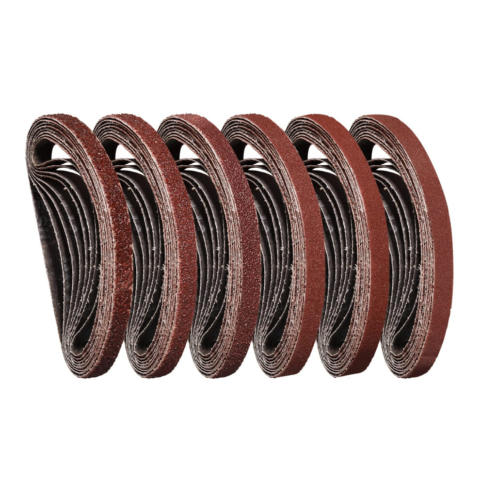 Photos - Power Tool Accessory STEBRUAM Sanding Belts 10 x 330 mm,5 Each of 40/60/80/120/180/240 Mix Grit for 330x10 Belt Sander(30 Pack)