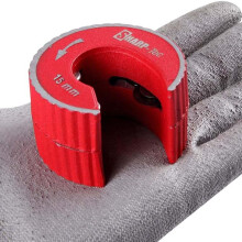 Sharp-tec 15mm Pipe Cutter, 1/2" Copper Pipe Cutter with Aluminum Alloy Body, Round Pipe Slice for Cutting Copper, Brass, PVC, Aluminum