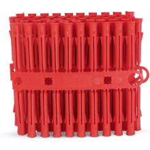 Greened House Wall Plug (96 Pack) Brown 7 x 42mm or Red 5.5 x 34mm Type Universal Screw Fixing (RED 5.5 x 34mm)